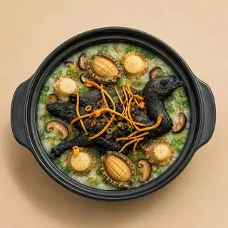 Hình ảnh Cháo gà ác - bào ngư - còi điệp - yến