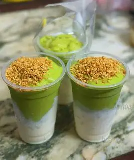 Hình ảnh Bơ già dừa non - dừa nướng