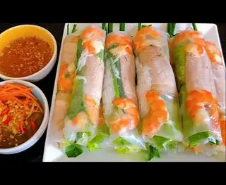 Hình ảnh Gỏi Cuốn Tôm Thịt VIP : 2 Tôm + Thịt
