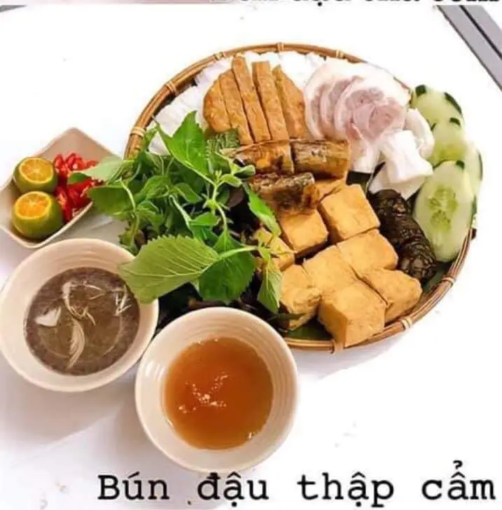 Hình ảnh Bún -Đậu- Thịt Nem- Chả cốm