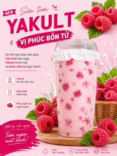 Hình ảnh Sữa tươi vị Phúc Bồn Tử