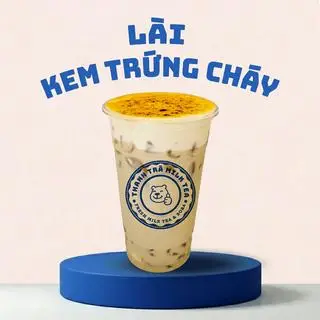 Hình ảnh Trà Sữa Lài Kem Trứng Cháy 