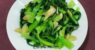 Hình ảnh Cải thìa xào tỏi