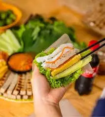 Hình ảnh Nem nướng Nha Trang - trà chanh nhiệt đới