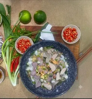Hình ảnh Bánh canh bột xắt gan vịt 