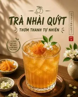 Hình ảnh Trà nhài quýt thơm