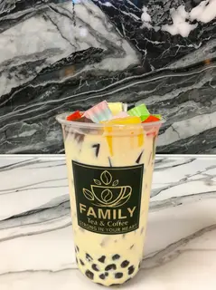 Hình ảnh Trà sữa Oolong lài Full topping - size L