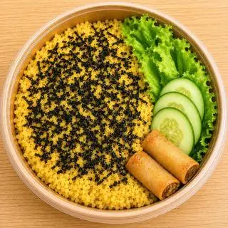 Hình ảnh Cơm Chiên Rong Biển + Chả Giò Chay