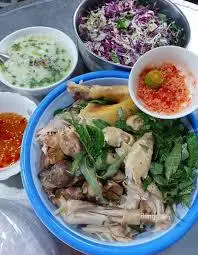 Hình ảnh cháo gỏi vịt 2 người