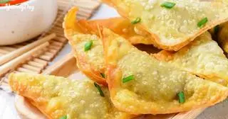 Hình ảnh Hoành Thánh Chay Chiên Giòn 