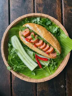 Hình ảnh Bánh mì nem nướng