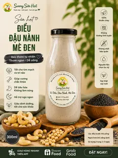 Hình ảnh Sữa Điều Đậu Nành Mè đen