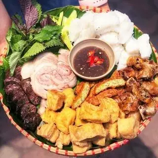 Hình ảnh Bún đậu cốm thịt