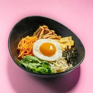 Hình ảnh Cơm trộn trứng kim chi
