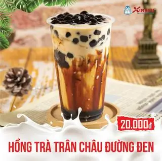 Hình ảnh Hồng trà trân châu đường đen