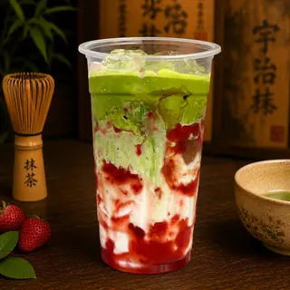 Hình ảnh Matcha Latte Dâu