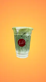 Hình ảnh Matcha latte kem sữa