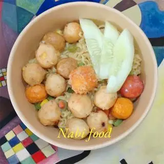 Hình ảnh Mì trộn viên cá