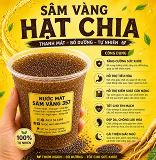 Hình ảnh Sâm Vàng Hạt Chia Dưỡng Sinh