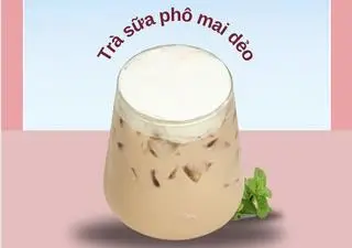 Hình ảnh Trà sữa phô mai dẻo