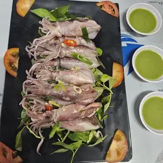 Hình ảnh mực trứng hấp gừng 