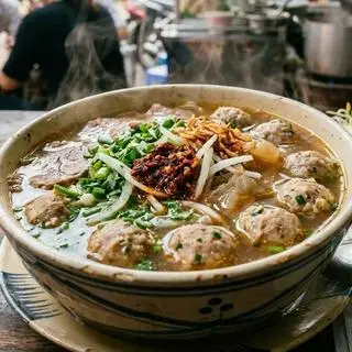 Hình ảnh bún bò bò viên