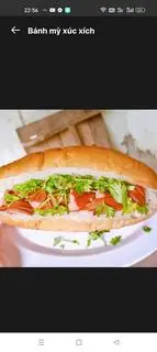 Hình ảnh Bánh mỳ xúc xích