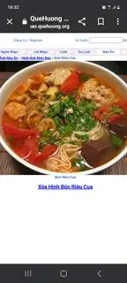 Hình ảnh bún riêu cua