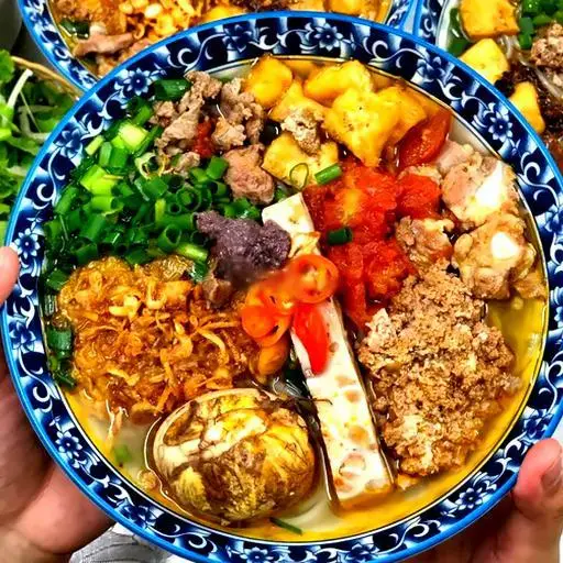 Hình ảnh Bún riêu đầy đủ