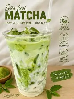 Hình ảnh Sữa Tươi MatCha (Ly700ml)