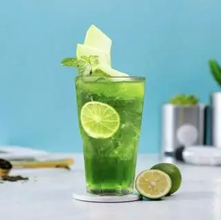 Hình ảnh Trà tắc Thái xanh (ly 1 lít)