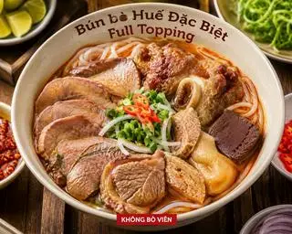 Hình ảnh Bún Bò Ngọc Huyền Đặc Biệt (full topping)