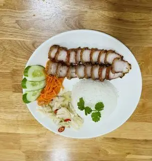 Hình ảnh Cơm thịt heo quay