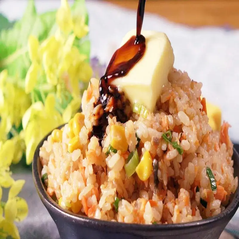 Hình ảnh Cơm chiên bơ tỏi chay