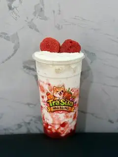 Hình ảnh Sữa Dâu kem sấy Hot Hot