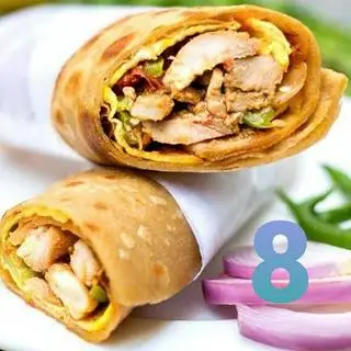 Hình ảnh Trứng và gà cuộn/ Mixed egg & chicken roll