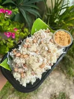 Hình ảnh XÔI ĐẬU PHỘNG CUỐN BÁNH PHỒNG ( size M )  ( mới )