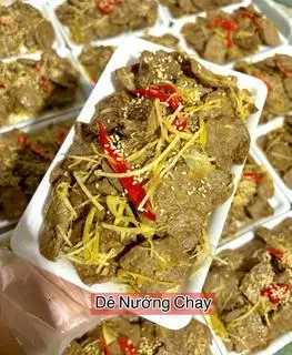Hình ảnh thịt dê chay nướng 