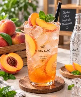 Hình ảnh Soda đào