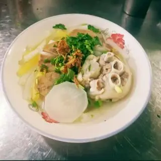 Hình ảnh hủ tiếu mì tươi giò 