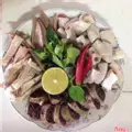 Hình ảnh Đĩa lòng đầy đủ 3 người ăn