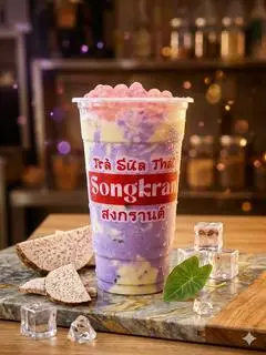 Hình ảnh Hồng Trà Sữa Khoai Môn Tươi