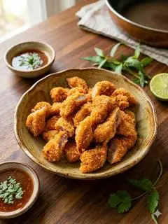 Hình ảnh Nem chua Trần Công Châu rán