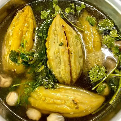 Hình ảnh Canh khổ qua dồn mọc chay