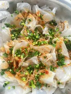 Hình ảnh bánh tráng mỡ hành 
