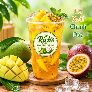 Hình ảnh Trà Xoài Chanh Dây 700ml