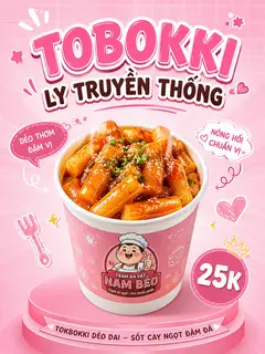 Hình ảnh Tokboki ly truyền thống
