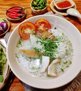 Hình ảnh Bún chả cá (chỉ có chả cá Không cá dầm)