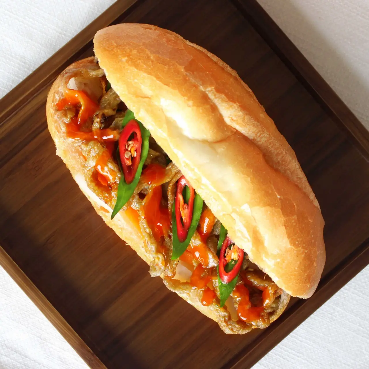 Hình ảnh Bánh Mì Chả Cá Nóng