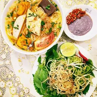 Hình ảnh Combo 2 tô Bún riêu  cua chả Chiên Siêu sale